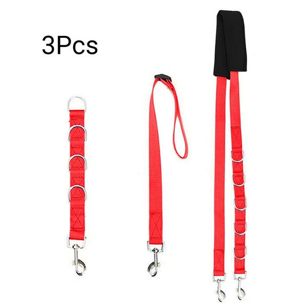 3Pcs Dog Grooming Harness Strap Pet Noose Adjustable Lead Safety Belt