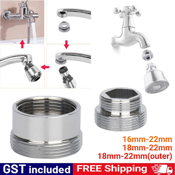 Faucet Metal Adaptor Inside Thread Water Saving Kitchen Tap Aerator Connector AU