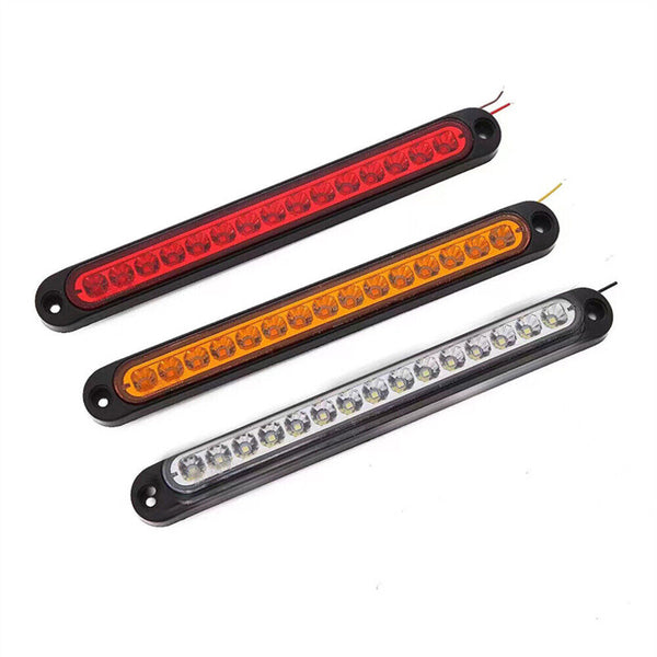 6x15LED Tail Lights Brake Indicator Reverse Slim Strip RV Trailer Light UTE STOP