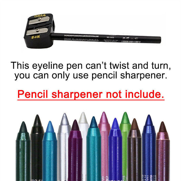 NEW Colorful Eyeliner Pencil Eye Liner Gel Pens Long Lasting Waterpoof  AU