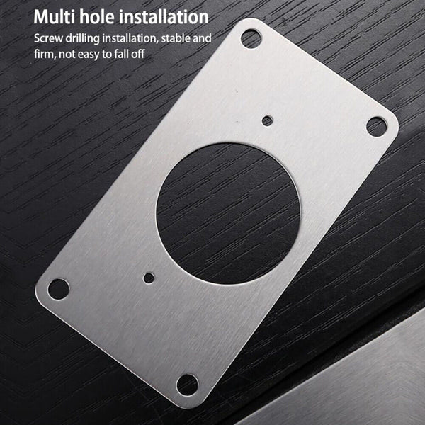 Repair Mount Tool Hinge Repair Plate Rust Resistant Steel Furniture Cupboard