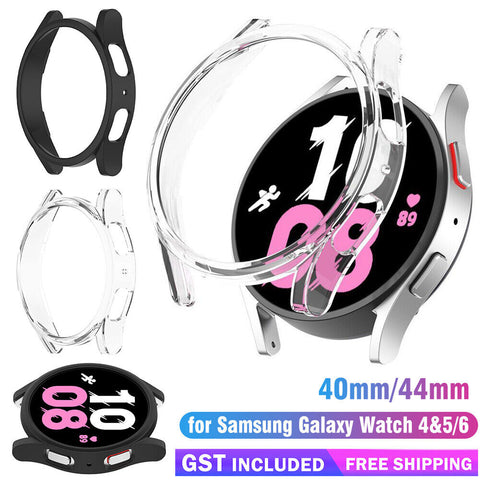 Screen Protector Tempered Glass PC Case Cover For Samsung Galaxy Watch 6 5 4