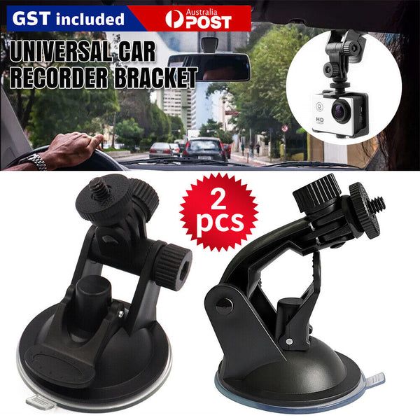 2X Universal Car Mount Recorder Bracket Dash Cam Holder Camera Stand Suction Cup