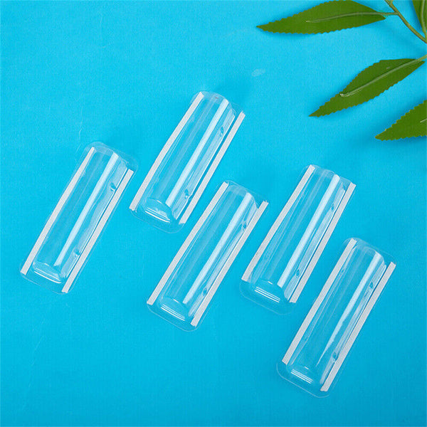 10-50Pcs Clear Plastic Dome Lip Balm Pouch Money Holder Craft Waterproof Sticker