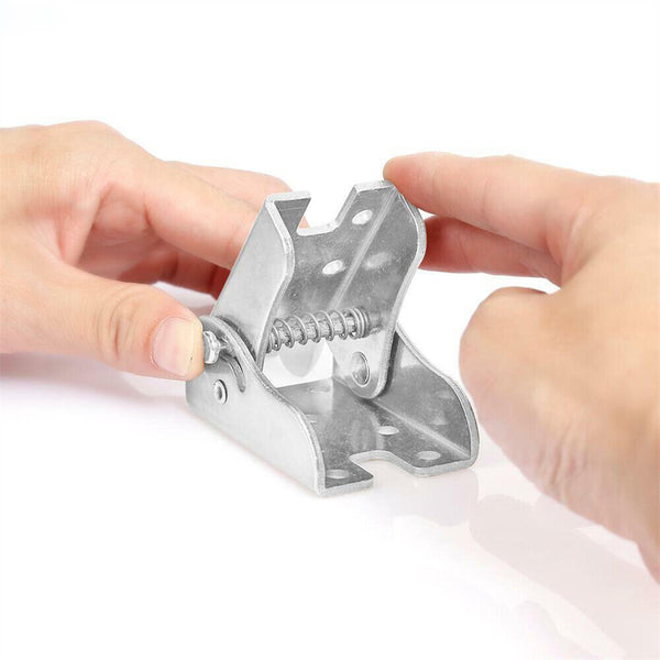 2/4pcs 90 Degree Self-Locking Folding Hinge Sofa Bed Lift Support Cabinet Hinges