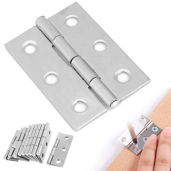 UP TO 20Pcs Stainless Steel Butt Hinges Door Window Cabinet Bearing Hinges new