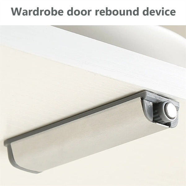 1-10x Magnetic Cabinet Door Drawer Push to Open Buffer Damper Catch Latch System