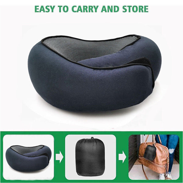 Portable U Shaped Pillow Travel Neck Pillow Breathable Office Neck Head Support