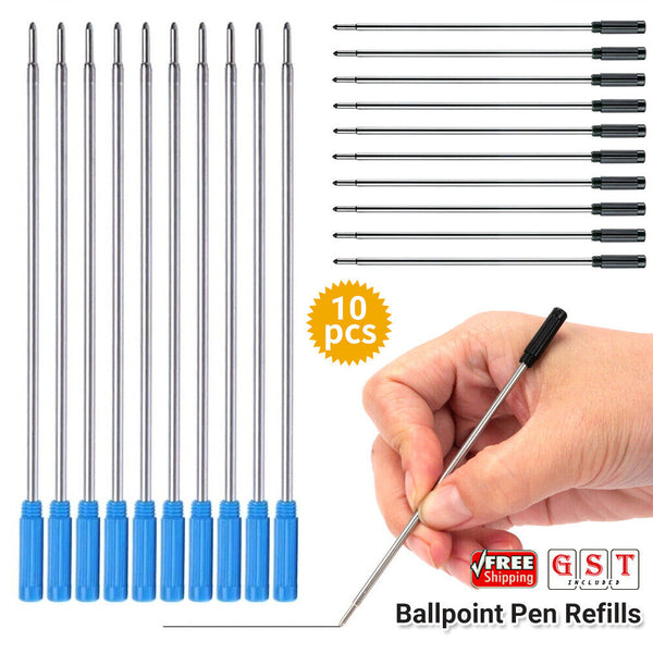 Pack of 20 Ballpoint Pen Refills Black Ink 1mm Nib Medium Replacement for Cross