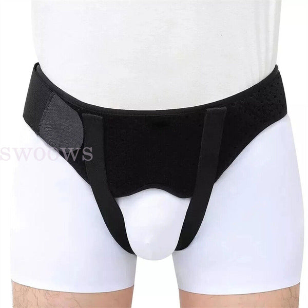 Hernia Belt for Men Brace with Double Compression Truss Pads inguinal Support.