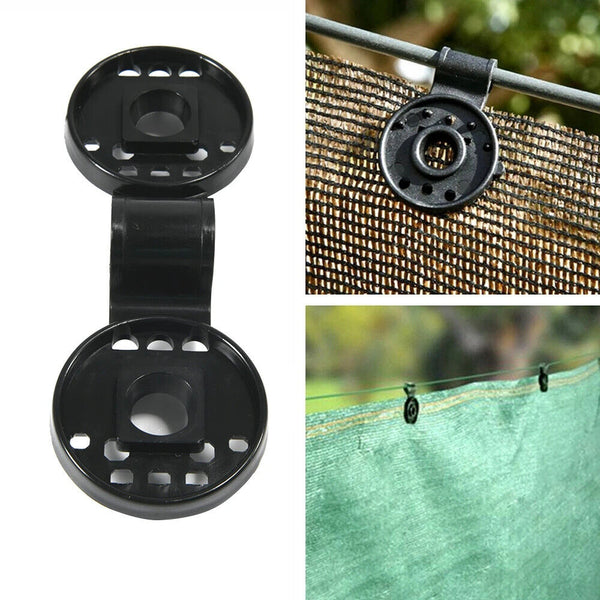 Shade Cloth Plastic Clips Sun Shade Net Clip Greenhouse Fabric Fix Clamps Nettin