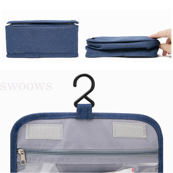 Travel Cosmetic Makeup Bag Hanging Toiletry Case Storage Large Bag Organizer AU