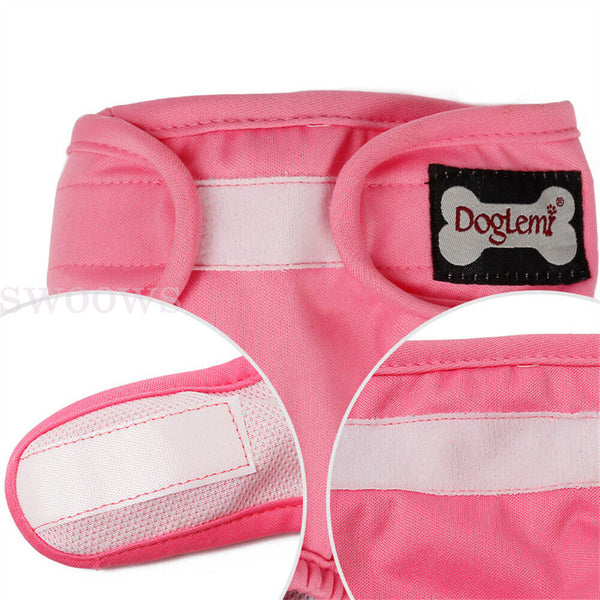 Male / Female Dog Puppy Nappy Diapers Belly Wrap Band Sanitary Pants Underpants