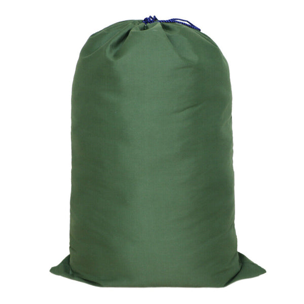 Canvas Drawstring Large Bag Pouch Clothes Craft Storage Laundry Army Green AUS