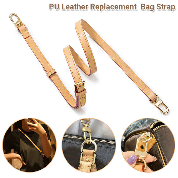 PU Leather Replacement Bag Strap Adjustable Crossbody Strap For Handbag