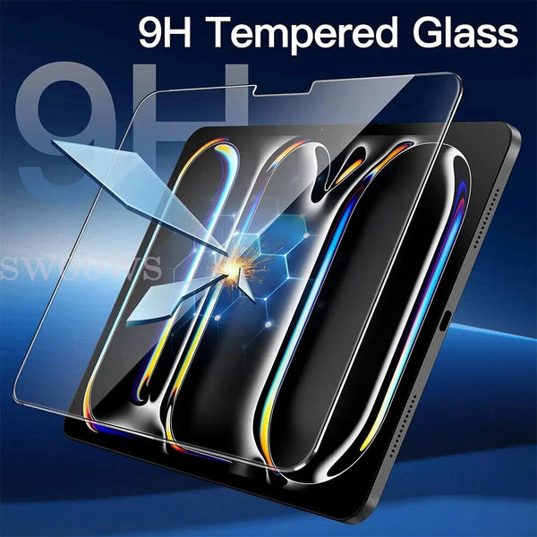 Tempered Glass Screen Protector For 2024 New iPad Air 13" iPad Pro 13"