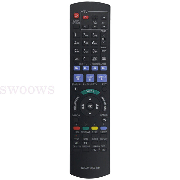 Remote Control For PANASONIC Replacement TV DVD Blue Ray DMP-BD75 DMP-BD755 IR6