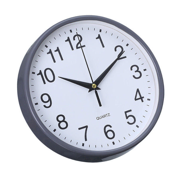 Wall Clock Quartz Round Square Wall Clock Silent Non-Ticking Battery Operated AU
