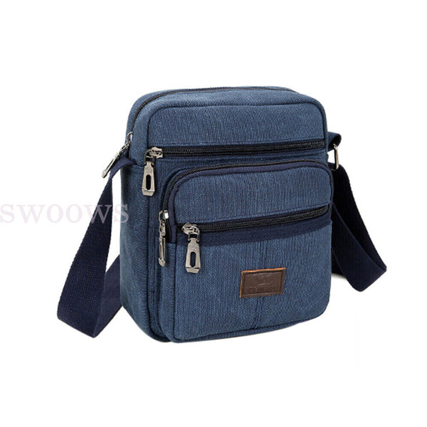 Unisex Men's women Canvas Shoulder Messenger Bag Cross body Satchel Travel Bags