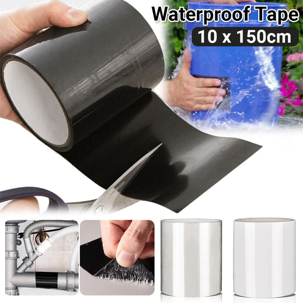 1/2x 1.5M Waterproof Tape Super Strong Stop Leak Repair Leakage Flex Seal Fiber