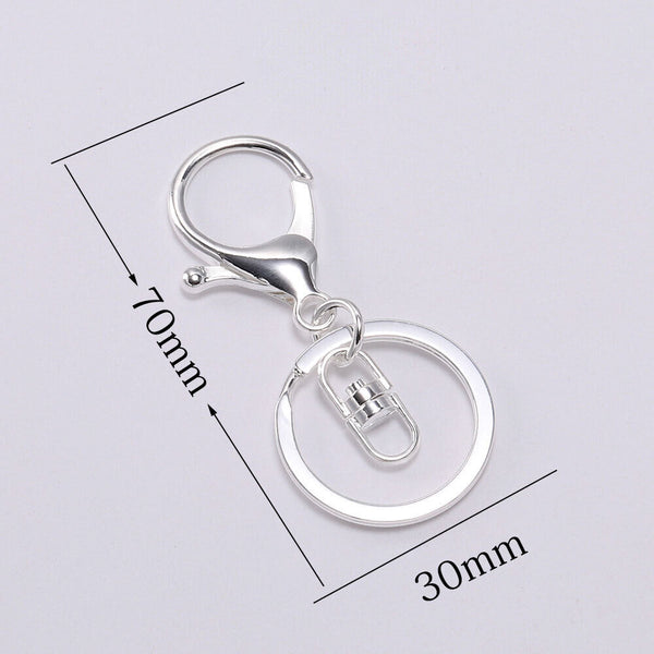 UP50 Swivel Keyring Lobster Clasps Keychain Key Ring Clasp Lanyard Trigger Clips