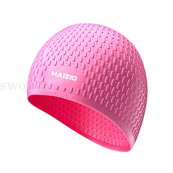 Swimming Cap Silicone Waterproof Adults Men Women Swim Hat for long hair