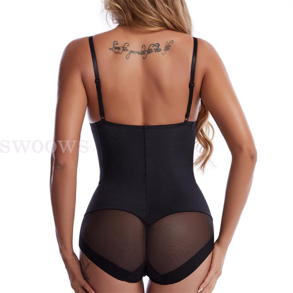 Ladies Full Body Shaper Slimming Shapewear Firm Tummy Control Underwear Bodysuit