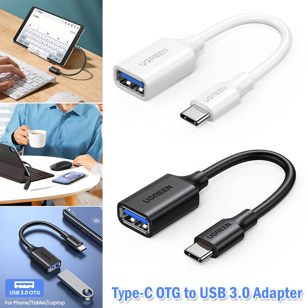 1/2 USB Type-C OTG to USB 3.0 Female Adapter Fast Converter for Mac Phone Ugreen