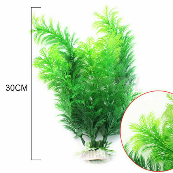 up8x Aquarium Fish Tank Decor Plant Fake Grass Landscap Artificial Water Aquatic