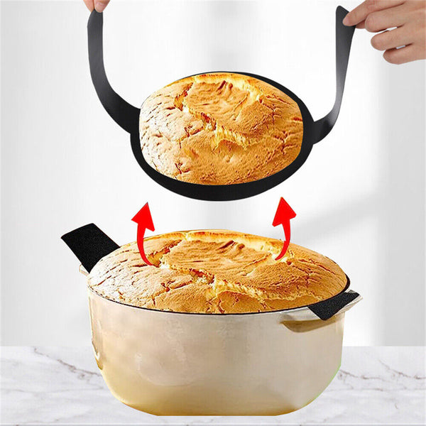 1/2x Baking Mat Dutch Oven Bread Baking Sling Reusable Non-stick Long Handle