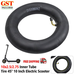 1/2x Inner Tube Tire 45° 10 Inch Electric Scooter Thicken Inner Tire 10x2.5/2.75