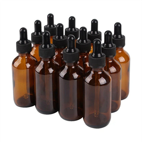 NEW 30ml Amber Glass Bottle Liquid Dropper Pipette Perfume Eye Essential Oil AU