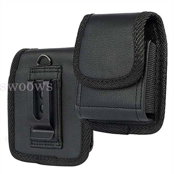 Leather Case Holster Pouch with Belt Clip For Samsung Galaxy Z Flip 3 4 5G