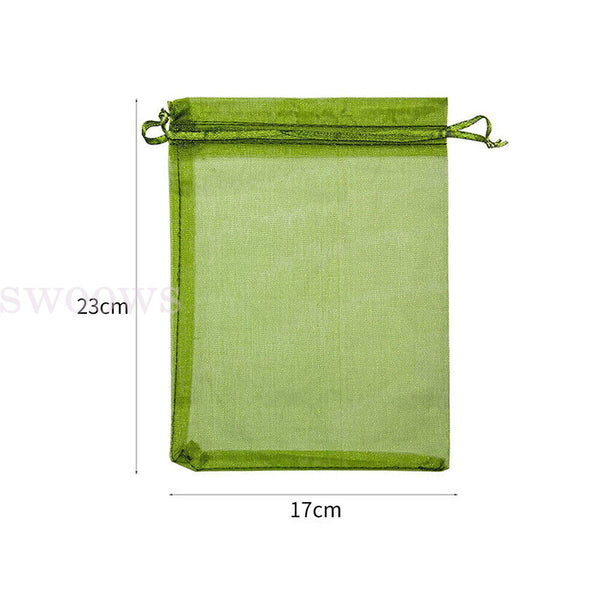 50/100x Fruit Net Bags Agriculture Garden Vegetable Protection Mesh Insect Proof