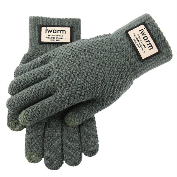 1/4 Mens Winter Warm Windproof Fleece Lined Thermal Touch Screen Gloves Outdoors