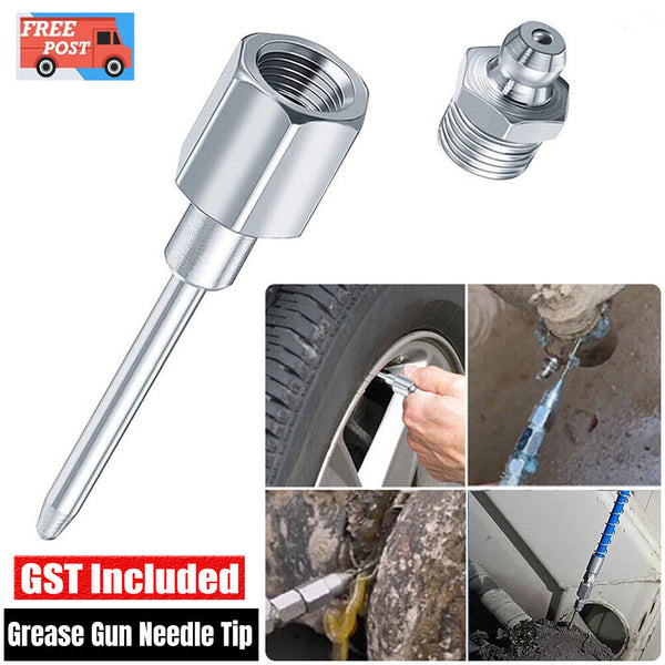 UP5x Grease Gun Needle Tip of The Mouth Removable Needle Nose Head Nozzle NEW