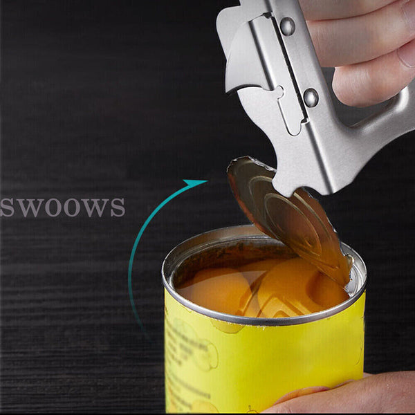 Stainless Steel Manual Beer Wine Bottle Opener Easy Can Opener Kitchen Accessory