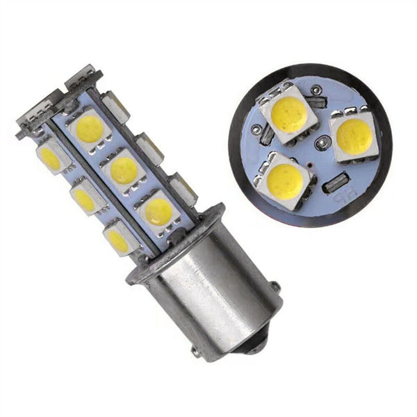 4x LED Light Bulb 1156 BA15S Brake Reverse Turn Stop Tail Car White Globe 12V AU