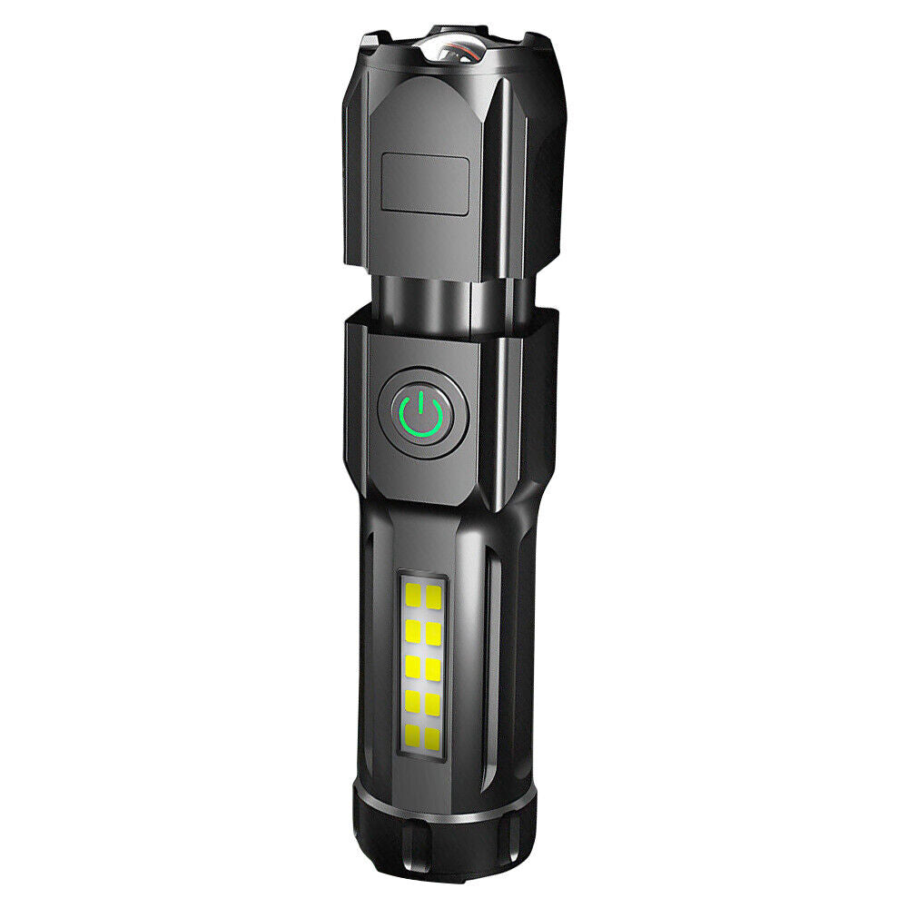 NEW USB Rechargeable LED Tactical Flashlight Super Bright Torch Zoomable