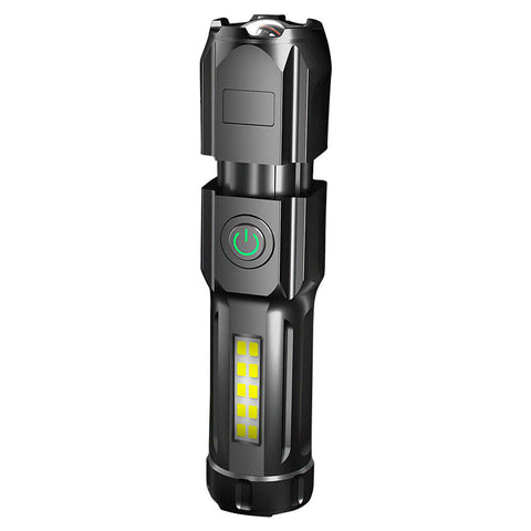 NEW USB Rechargeable LED Tactical Flashlight Super Bright Torch Zoomable