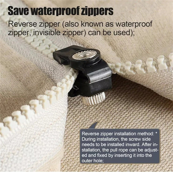 UP10x Universal Zip Repair Replacement Zipper Like Instant Sew Sewless