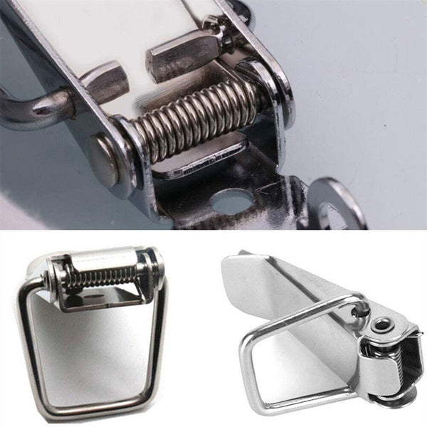 Stainless Steel Toggle Clasp Case Clip Suitcase Tool Box Chest Trunk Latch Lock