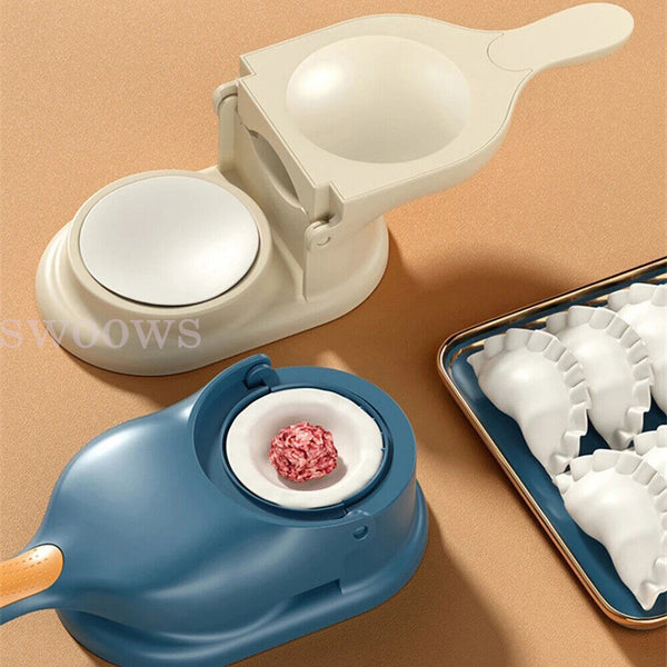 NEW 2 in 1 Dumpling Skin Chapati Maker Dough Press Machine Pastry Mould Tool