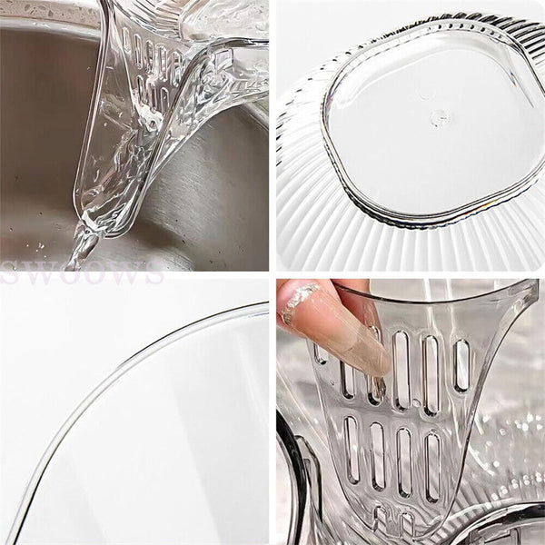 Multifunction Drain Bowl Strainer for Kitchen Washing Vegetable Fruit Basket