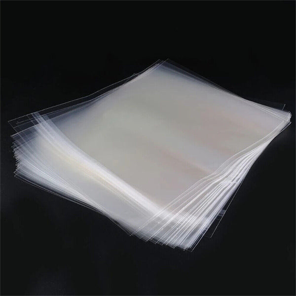 UP 200X Sleeves Outer LP Music Durable for 12" Vinyl Record Plastic Record Cover