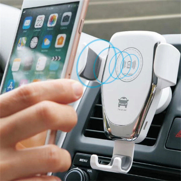 Wireless Fast Charging 10W Car Charger 2 in 1 Mount Holder For Mobile Phone