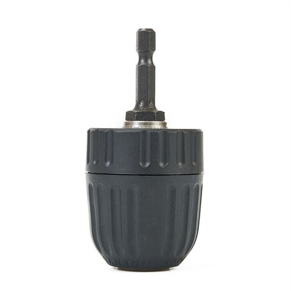 0.8-10 mm Keyless Drill Chuck Converter 3/8" 24UNF Thread Adapter 1/4" Hex Shank