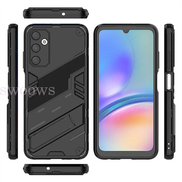 Shockproof Hybrid Armor Magnetic Stand Hard Dual Case For Samsung Galaxy A05s 4G