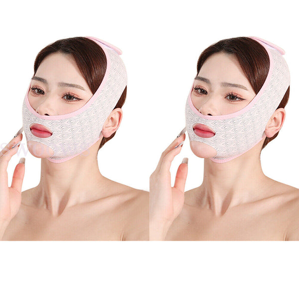 1/2pc Beauty Face Sculpting Sleep Mask V Line Lifting Mask Facial Strap Slimming