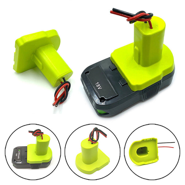 Power Wheels adapter for Ryobi One+ 18V Lithium Ion Battery Dock Power Connector